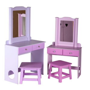 Makeup Desk with Mirror for Girls